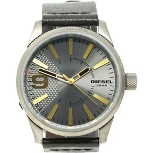 Diesel DZ1843 horloge met donkerbruine leren band