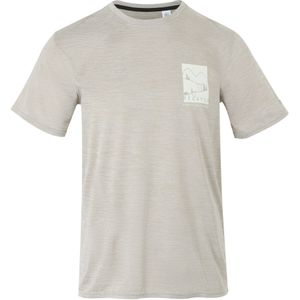 Regatta Heren Fingal IX rugprint Marl T-Shirt (Gouden Zand Mergel)