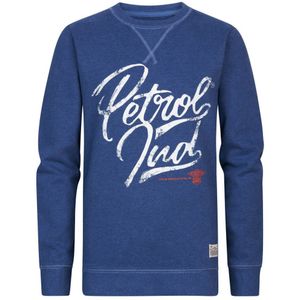 Petrol Industries - Jongens Artwork Sweater Wheaton - Blauw