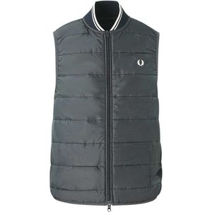 Fred Perry Heren Lavenham Gequilt Vest (Blauw)