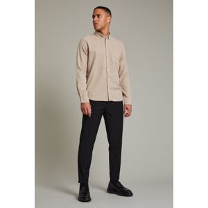 Overhemd met lang mouwen Regular fit beige