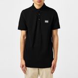 Dolce&Gabbana - Polo Shirt - Zwart - Katoen - Korte Mouwen