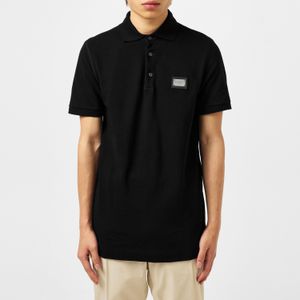 Dolce&Gabbana - Polo Shirt - Zwart - Katoen - Korte Mouwen