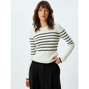 Koton - Trui - Zwart - Slanke Pasvorm - Lange Mouw