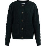 DreiMaster - Vest - Donkergroen - Dames - Met Knopen