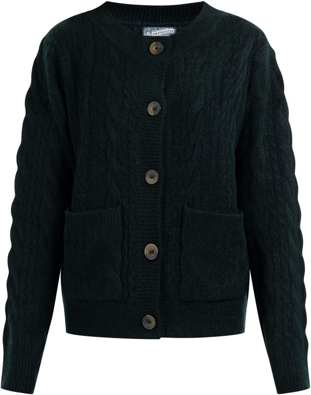 DreiMaster - Vest - Donkergroen - Dames - Met Knopen