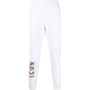 Dsquared2 Icon Splat Joggingbroek Wit - Maat M