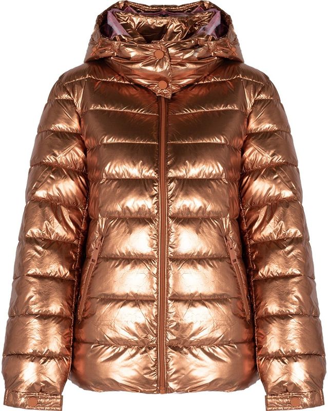 Guess - Puffer - Jas - Goud - Met Capuchon - Thermore®-technologie