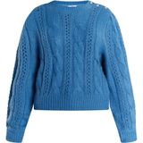 myMo - Gebreide Trui - Groen - Zachte Garenmix