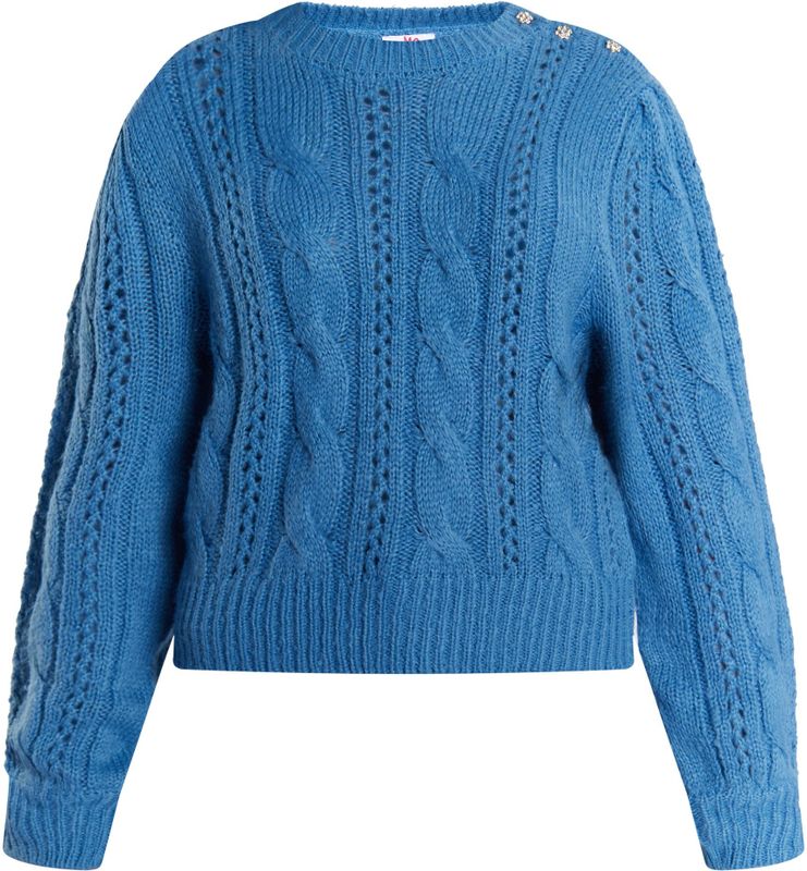 myMo - Gebreide Trui - Groen - Zachte Garenmix