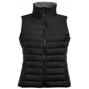 SOLS Vrouwen/dames Golfkussen Gewatteerde Waterafstotende Bodywarmer/Gilet (Zwart) - Maat S