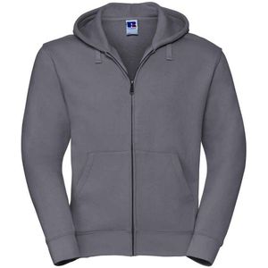 Russell Heren Authentiek Sweatshirt met capuchon (Konvooi Grijs)