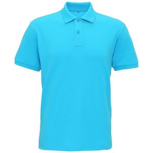 Asquith & Fox Heren Super Smooth Knit Polo Shirt (Turquoise)