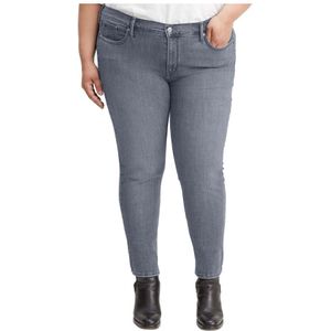 Levi's 311 Plus Shaping Skinny Jeans - Grijs - Dames - Maat 50 lang