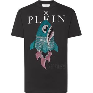 Philipp Plein - Lil’ Monsters Gang - T-shirt - Zwart - Katoen