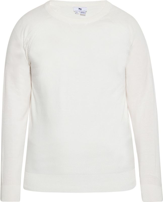 Mo - Jumper - Wit - Heren - Jacquardtrui met Lange Mouwen