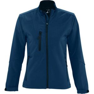 SOLS Dames/dames Roxy Soft Shell Jacket (ademend, winddicht en waterbestendig) (Afgrond blauw)