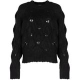 Silvian Heach - Dames Truien - Zwart - Ronde Hals