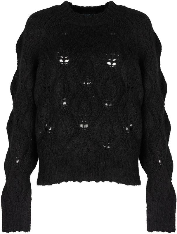 Silvian Heach - Dames Truien - Zwart - Ronde Hals