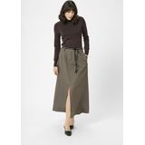 Kaffe - KAElyah - A-lijnrok - Taupe/Zwart - 7/8 Lengte