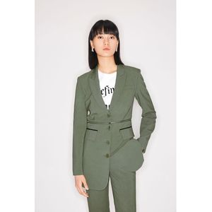 Dubbelzijdig Slim Suit met rits Groen/Grijs