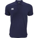 Canterbury Heren Waimak korte mouw Pique Polo Shirt (Marine)