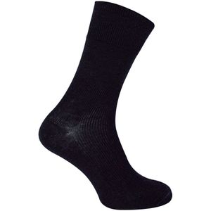 Dr.Socks - 3 Paar Wollen Diabetische Sokken Voor Heren - Zwart - Maat 43 - 45