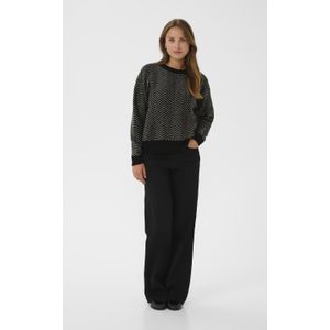 Pullover KAbitzy Pullover Loose fit black offwhite