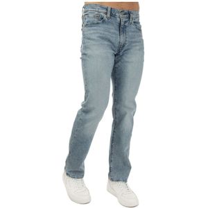 Levi's 514 Straight Up Town Jeans - Lichtblauw - Heren - Maat 38 Lang