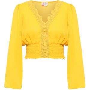 IZIA Cropped Blouse lange mouw gaya