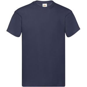Fruit of the Loom Heren Origineel T-Shirt (Deep Navy)