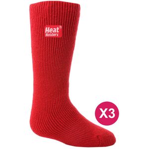 Heat Holders - Set van 3 thermo wintersokken voor kinderen - Rood