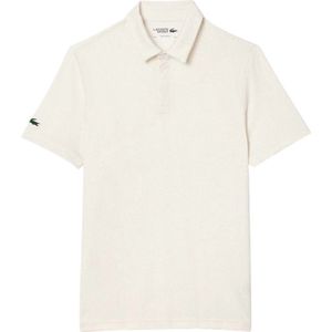 Lacoste Heren UV-bescherming Regular Golf Poloshirt (Crème)