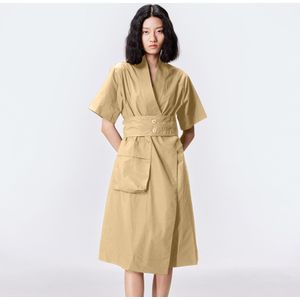 Katoenen kimono wrap jurk