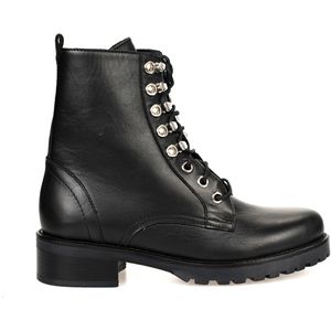 Patrizia Pepe - Veterlaarzen - Zwart - Leer