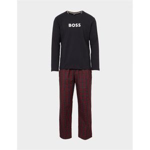 Men's Hugo Boss Easy Long Set Pyjama Jop In Red - Maat S