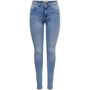 ONLY High Waist Skinny Jeans ONLROYAL Light Blue Denim - Maat 34/34