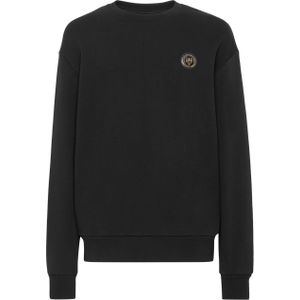Plein Sport - Statement Sweatshirt - Zwart - Katoenfleece
