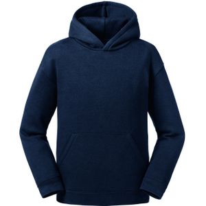 Russell Kinderen/Kinderen Authentieke Sweatshirt met kap (Franse marine)