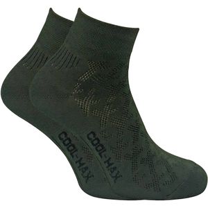 2 paar Coolmax ademende wandelsokken voor heren - Groente