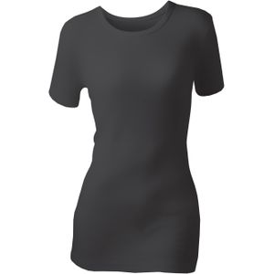 Thermische bovenkant met korte mouwen voor dames van Heat Holders - Zwart