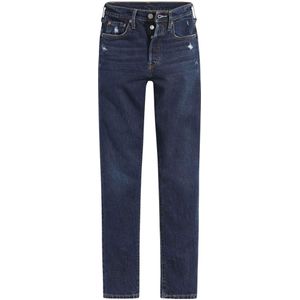 Levis Dames/Dames 501 Skinny Jeans (Donkerblauw)