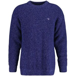 Heren Gant Twisted Yarn Crewneck Sweatshirt in Blauw
