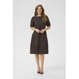 CULTURE Jurk 'Antoinett'  mokka