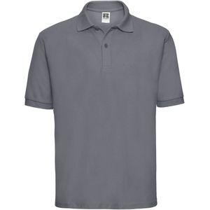 Russell Heren Polycotton Pique Poloshirt (Konvooi Grijs)