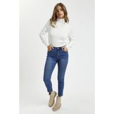 KAFFE - Sinem HW 7/8 - Damesjeans - Donkerblauw