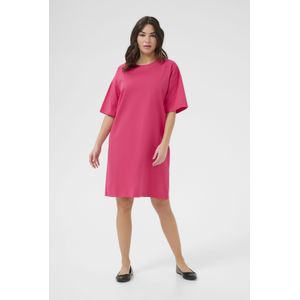 Jurk - Oversize Fit - Pink - Boven de Knie - 100% Katoen