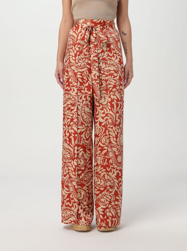 Liu Jo - Palazzo Broek - Rood - Polyester - Voor Veelzijdige Styling