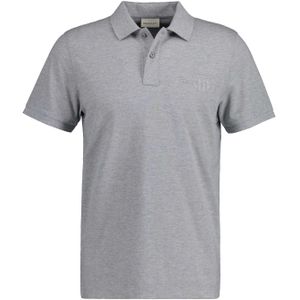 Gant Heren Shield Tonaal Poloshirt (Grijs)