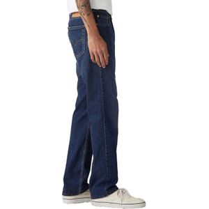 Levis Heren 514 Nice To Meet You Lichtgewicht Rechte Jeans (Blauw)